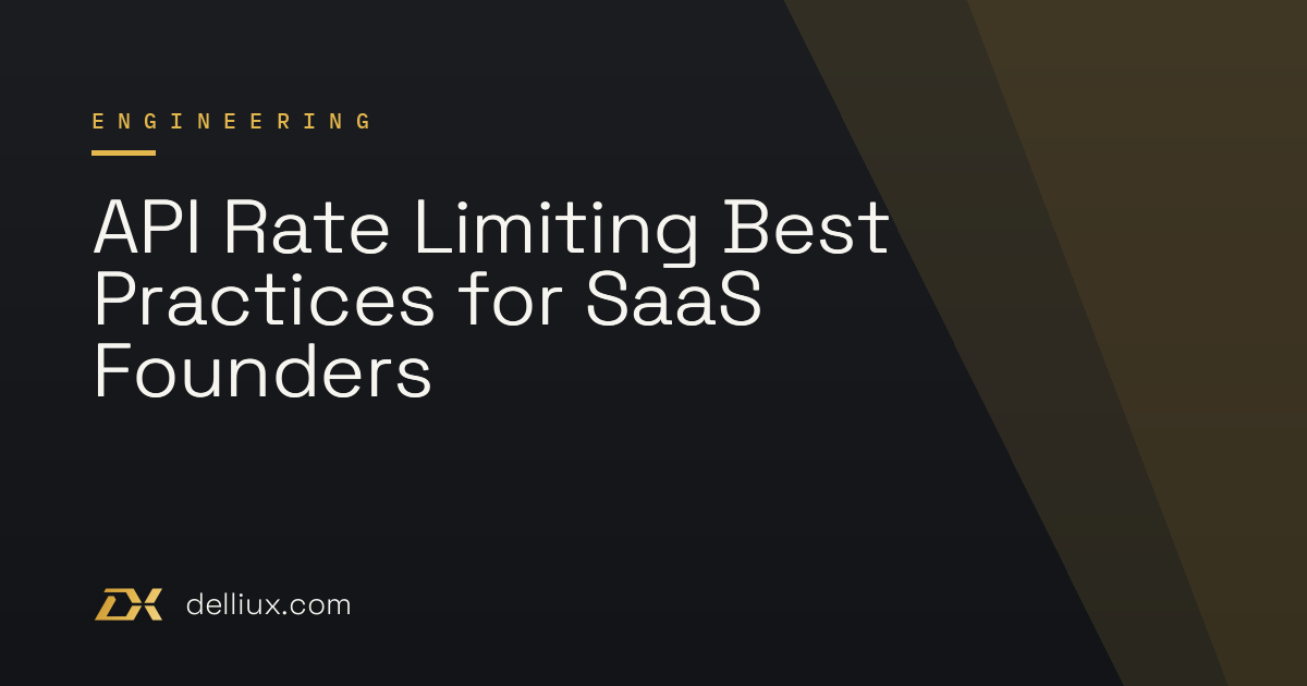 API Rate Limiting Best Practices for SaaS Founders