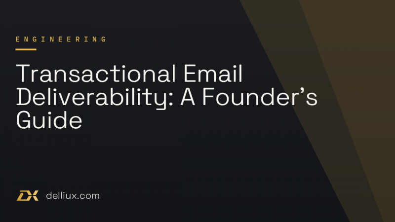 Transactional Email Deliverability: A Founder’s Guide