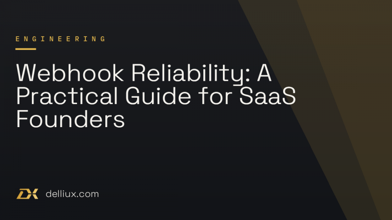 Webhook Reliability: A Practical Guide for SaaS Founders